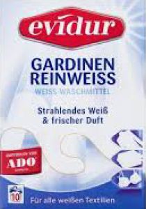 Evidur Gardinen Reinweiss – Prášek na bílé záclony 600 g