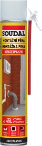 Soudal montážní pěna nízkoexpanzní trubičková, 750 ml