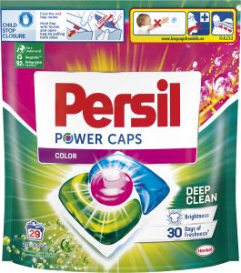 PERSIL prací kapsle Power-Caps Deep Clean Color Doypack 29 praní, 406g
