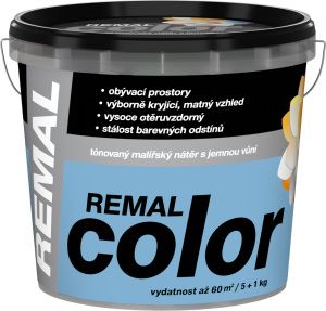 REMAL Color malířská barva na zeď Pomněnka, 5+1 kg