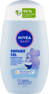 Nivea Baby sprchový gel pro celé tělo a vlásky, 200 ml