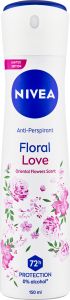 Nivea Floral Love antiperspirant ve spreji, 150 ml