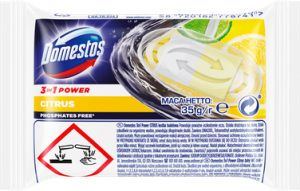 Domestos 3v1 Power Citrusů nádradní náplň do WC bloku, 35 g
