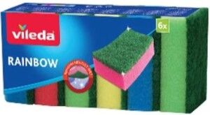 Vileda houbička Rainbow 6ks