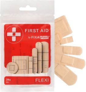Fixaplast First Aid Flexi Classic mix náplastí, 24 ks