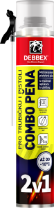Den Braven Debbex Combo pěna pro trubičku i pistoli 2v1, 750 ml