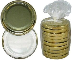 Víčko na zavařování ovoce a zeleniny 66 mm10 kusů