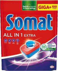 Somat tablety do myčky All in 1 Extra, 100 ks