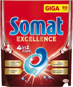 Somat tablety do myčky Excellence 4v1 60 ks