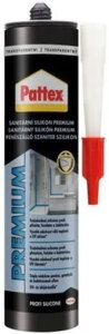 Pattex Premium Sanitární Silikon Transparentní, 310 ml