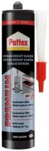PATTEX Tepelně odolný silikon červený, 280 ml