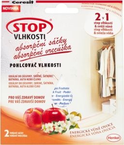Ceresit Stop Vlhkosti Absorpční sáčky energická vůně ovoce 2 x 50g