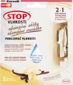 Ceresit Stop Vlhkosti Absorpční sáčky vanilková vůně 2 x 50g