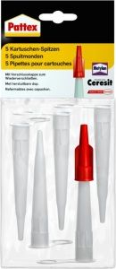 PATTEX Náhradní aplikační špičky na kartuše, 5 ks