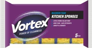 Vortex Maximální pěna kuchyňská houbička, 5 ks