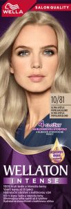 Wella barva na vlasy Wellaton Intense 10/81 ultra světlá popelavá blond, 110 ml