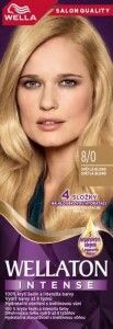 Wella barva na vlasy Wellaton Intense 8/0 světlá blond, 110 ml