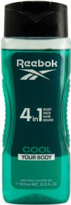 Reebok Men Cool Your Body sprchový gel 4v1, 400 ml