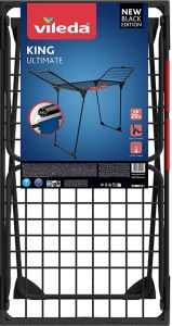 Vileda King sušák na prádlo černý, 20m