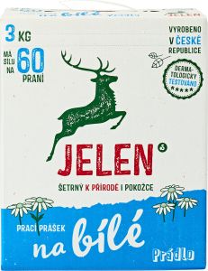 Jelen prací prášek na bílé prádlo, 3 kg, 60 dávek