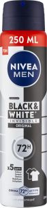 Nivea Men Black & White Invisible Original antiperspirant ve spreji, 250 ml