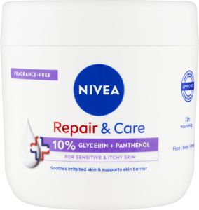 Nivea Repair & Care Sensitive tělový krém, 400ml