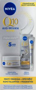 Nivea Q10 Anti-Wrinkle Expert sérum pro vyplnění vrásek, 15 ml + denní krém, 50ml