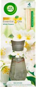 Air Wick Essential Oils White Flowers tyčinkový difuzér, 30 ml
