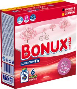 Bonux prací prášek Color Pure Magnolia 390 g, 6 dávek
