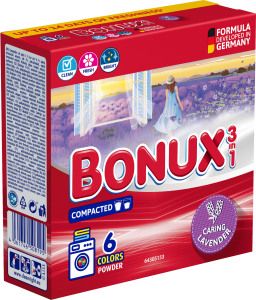 Bonux prací prášek Color Caring Lavender 390 g, 6 dávek