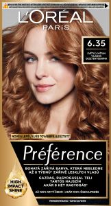 L'oreal Paris Préférence barva na vlasy, světlý kaštan 6.35