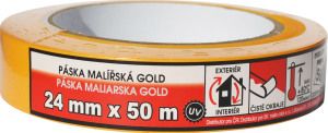 Páska zakrývací Uni Gold 50 x 24 mm
